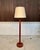 Danish Floor Lamp with Wild Silk Lampshade, 1960s For Sale - Image 16 of 18