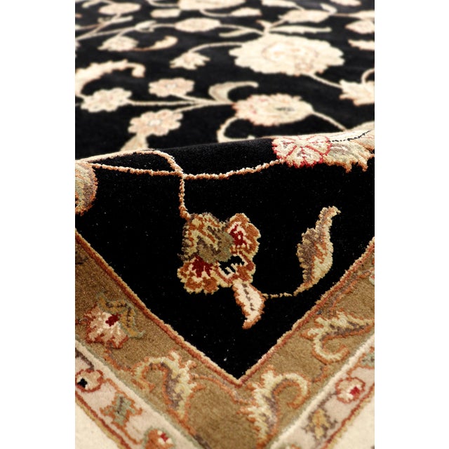 Blue Pasargad Home Transitional Blue Area Rug-9' 0" X 11'10" For Sale - Image 8 of 12