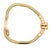 A remarkable circa 1940s Retro necklace crafted in substantial 14K yellow gold with a beautifully fluid snake-link...