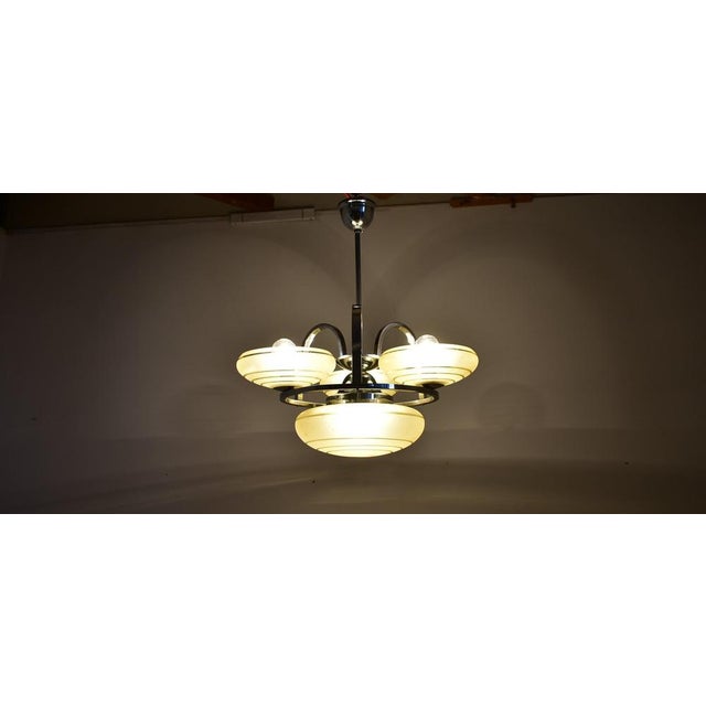 Art Deco Chandelier, 1930s For Sale - Image 14 of 18