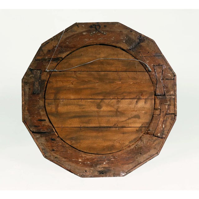 Early 18th Century Italian Baroque Giltwood Mirror For Sale - Image 4 of 5