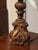 19th Century Carved Altar Stick Table Lamps - a Pair For Sale - Image 4 of 10