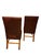 Wood Set of Vintage Chesterfield-Style Leather Chairs For Sale - Image 7 of 8