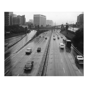 1977 Don Ware Los Angeles in the Rain Photograph