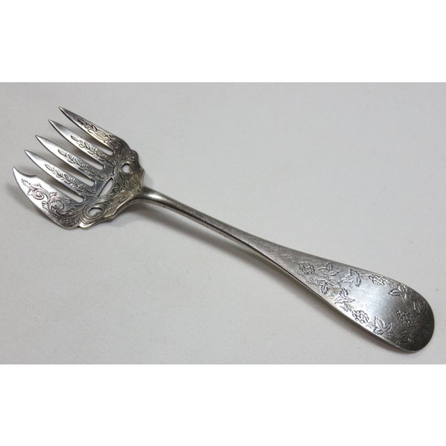 Antique Boston American Coin Silver Sardine Fork Chairish