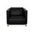 Model 6300 Armchair in Black Leather from Rolf Benz For Sale - Image 9 of 13
