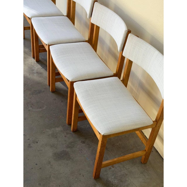 Wood Set of 4 Farstrup Danish Oak Dining Chairs – Vintage 1960s Scandinavian Modern Chairs For Sale - Image 7 of 10