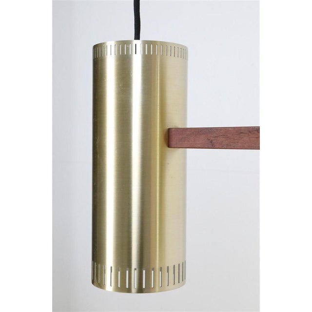 Fog & mørup “cylinder iii”, design: jo hammerborg, 1960s, denmark. Very rare model. Materials: brass-colored anodized...