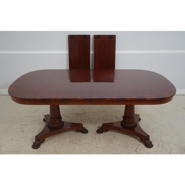 Age: Approx: 25 Years Old Details: Figural Mahogany & Line Inlaid Border Top High Quality Construction Rich High Sheen...