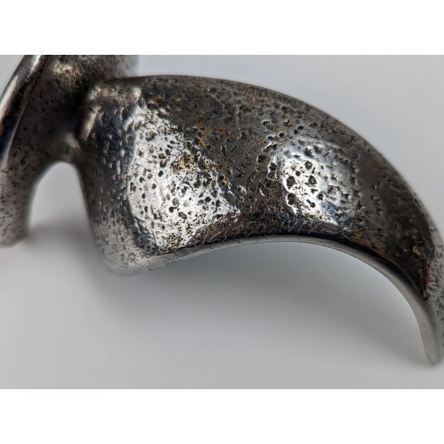 Metal Abstract Steel Sculptures, Set of 4 For Sale - Image 7 of 11