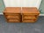 Mid 20th Century Mid 20th Century Dixie Brutalist Walnut Nightstands- A Pair For Sale - Image 5 of 12