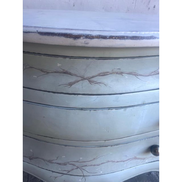 Hand-Painted Rococo Chest of Drawers For Sale - Image 4 of 8