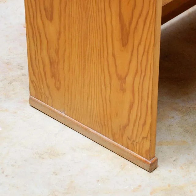 1960s Desk and Stool in Wood by Jordi Vilanova, 1960s, Set of 2 For Sale - Image 5 of 8