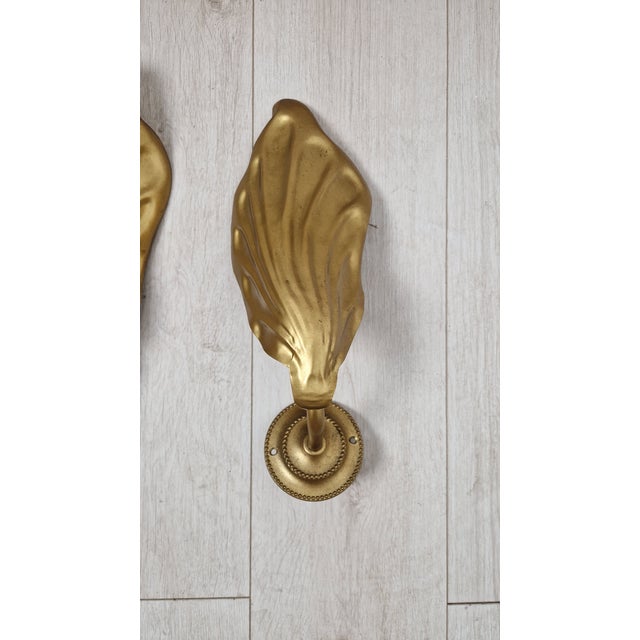 Mid-Century Modern Brass Wall Lamps by Carlo Giorgi for Bottega Gadda, 1960s, Set of 2 For Sale - Image 3 of 12