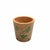 Vintage Hand-Painted Teak Wood Botanical Cachepot For Sale - Image 4 of 12