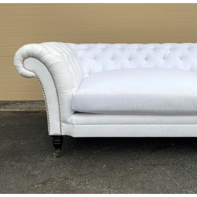 English Ralph Lauren Brook Street Chesterfield Sofa For Sale - Image 3 of 12
