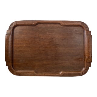 Large Vintage Bentwood Toastmasters Hospitality Tray For Sale