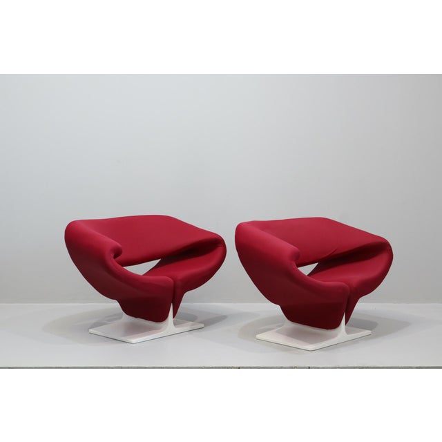Mid-Century Ribbon Chairs by Pierre Paulin for Artifort, 1960s, Set of 2 For Sale - Image 12 of 14