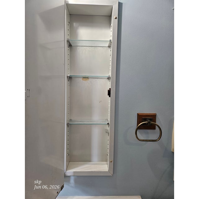 Traditional Vintage NuTone Tri-View 3-Door Medicine Cabinet 1200b (51.5") For Sale - Image 3 of 4