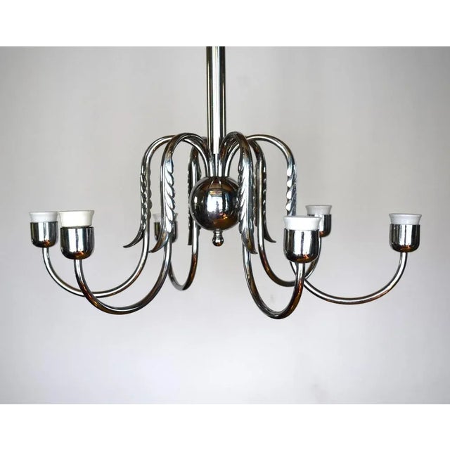 1920s Vintage Chandelier by Josef Frank, 1920s For Sale - Image 5 of 7