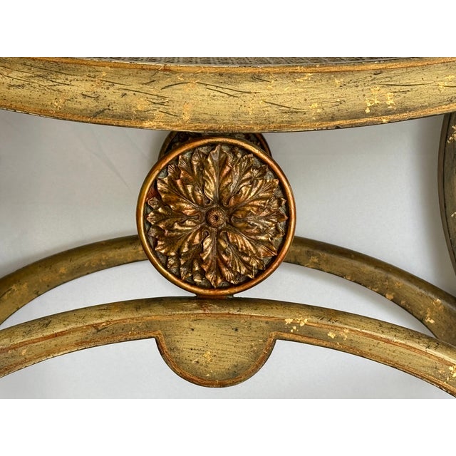 1970s 1970’s Sarreid LTD Neoclassical Painted Bench For Sale - Image 5 of 16