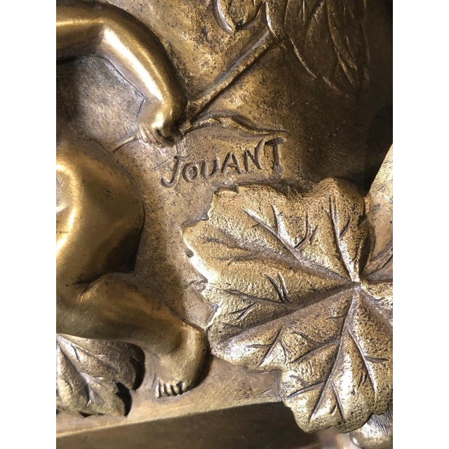 Art Nouveau Late 19th Century Gilt Bronze Planter Vase By Jules Jouant For Sale - Image 3 of 8