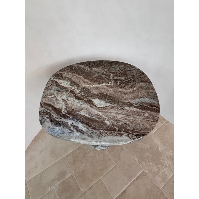 Stone Marble Accent Table For Sale - Image 7 of 8