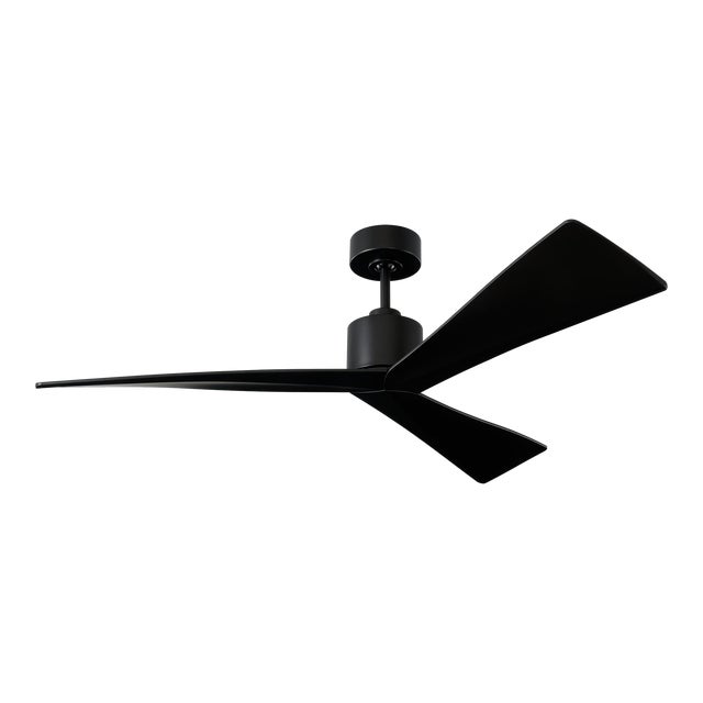 Visual Comfort Fan Adler 52" Ceiling Fan in Matte Black For Sale