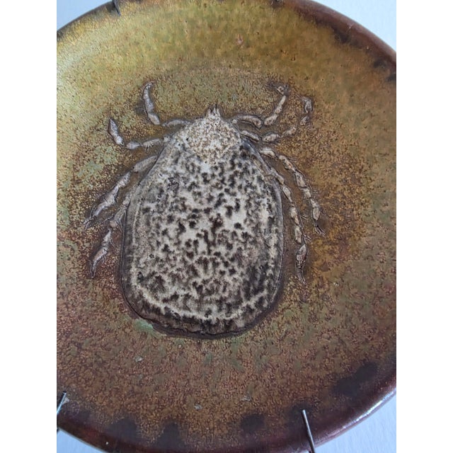 Art Pottery Ceramic Dish With a Tick on It For Sale - Image 11 of 11