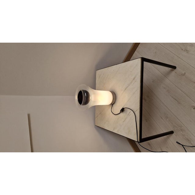 1960s Saffo Table Lamp in Metal and Glass by Angelo Mangiarotti for Artemide, 1960s For Sale - Image 5 of 18
