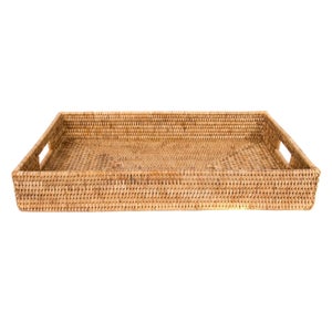 Artifacts Rattan Rectangular Tray