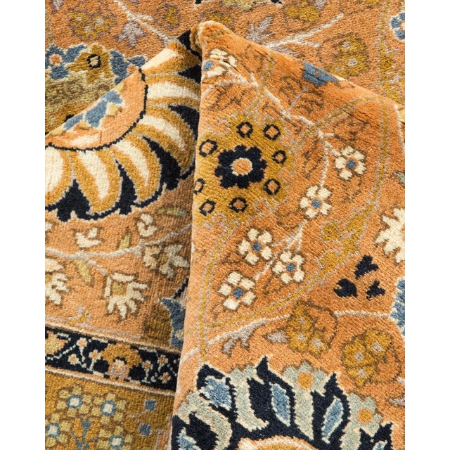 Textile Mogul, One-of-a-Kind Hand-Knotted Area Rug - Brown, 3' 1" x 8' 5" For Sale - Image 7 of 8