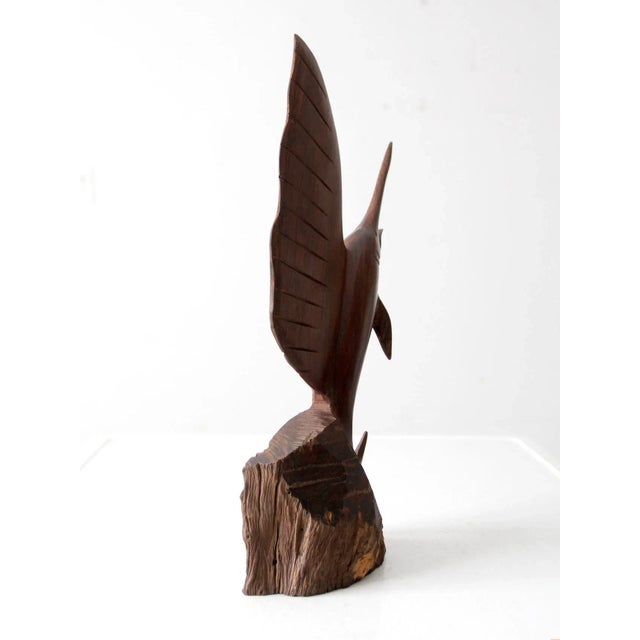 Wood Vintage Ironwood Sailfish For Sale - Image 7 of 8