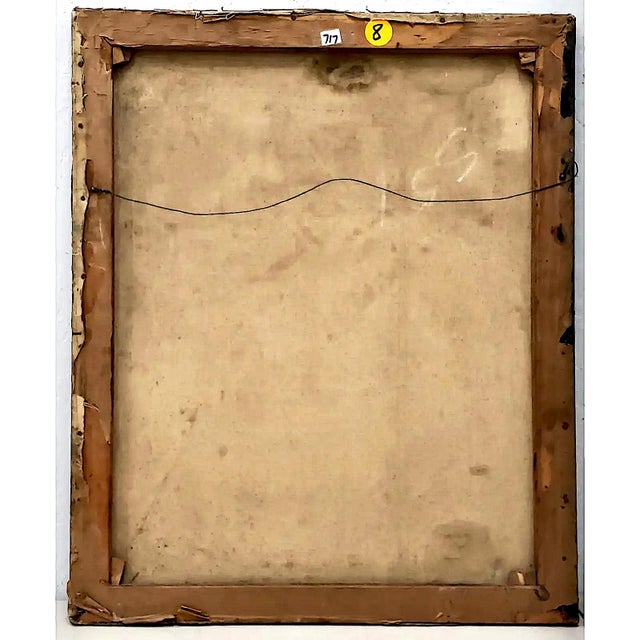 Early 19th-Century American Oil Portrait of a Handsome Young Man For Sale - Image 4 of 4