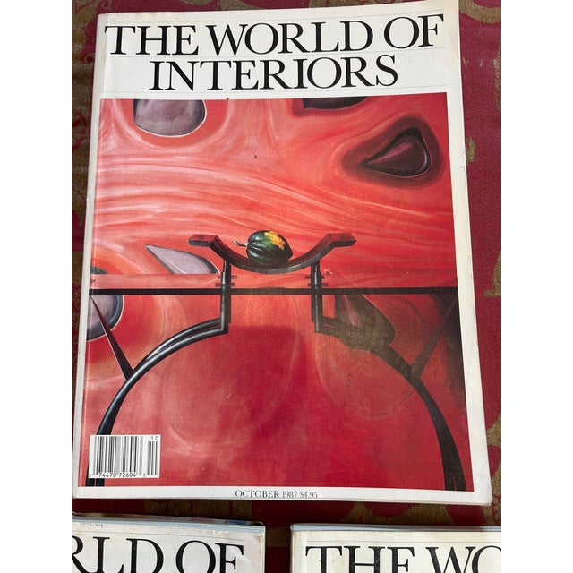 This lot of 3 issues of 1980s The World of Interiors is a must-have for any collector or enthusiast of design, home and...