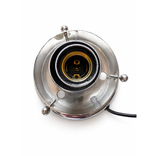 Brown Mid-Century Modern Space Age Murano Glass Table Lamp attributed to Toni Zuccheri, 1970s For Sale - Image 8 of 14