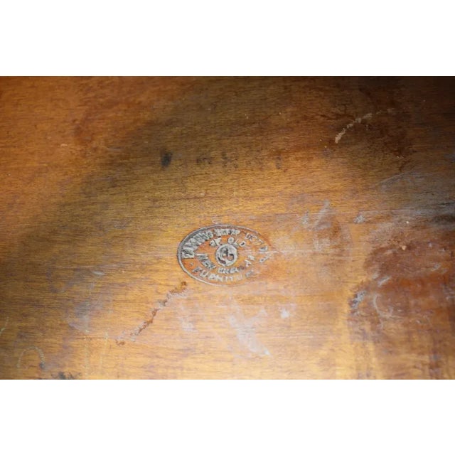 Early 20th Century Great Pair of Queen Anne Style Solid Maple Oval Side End Tables For Sale - Image 9 of 9