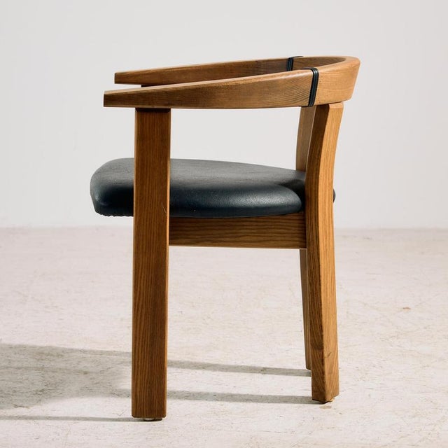 1970s Vintage Oak Armchair by Lars Gangsø, 1970s For Sale - Image 5 of 18