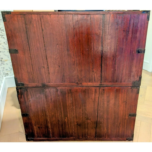 Authentic Meiji Era Nihonmatsu Tansu Chest (Zelkova Wood) With Keys & Papers For Sale - Image 11 of 12
