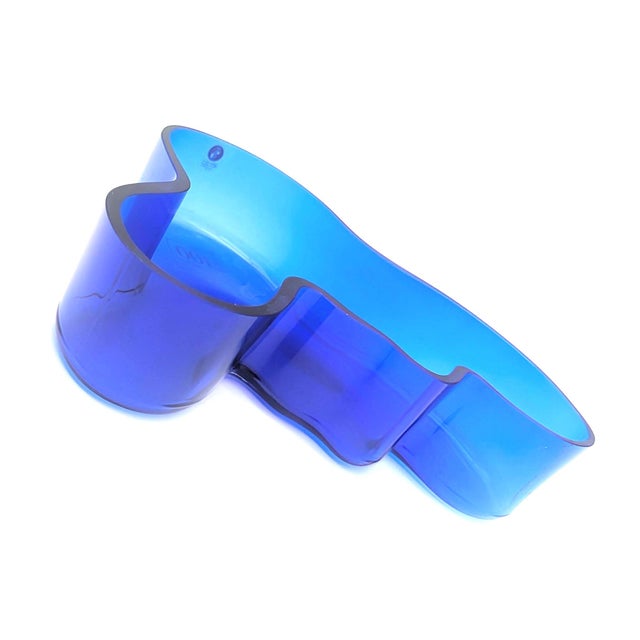 Alvar Aalto's Iittala Cobalt Blue "Savoy" Glass Bowl For Sale In Miami - Image 6 of 13
