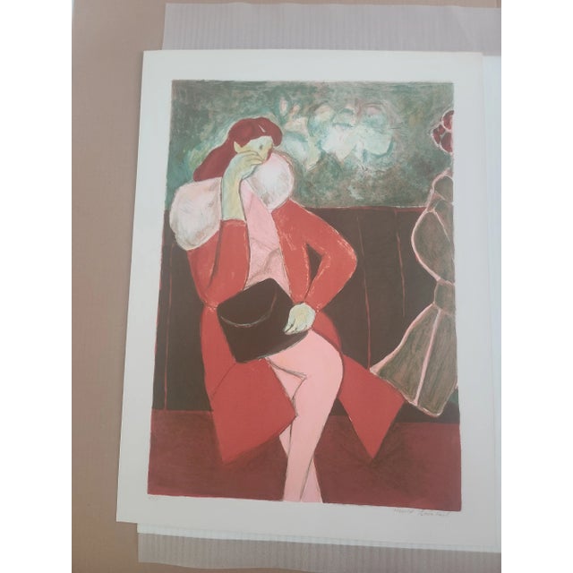 1970s Harold Baumbach Seated Woman, Lithograph 47/75 For Sale In Philadelphia - Image 6 of 7