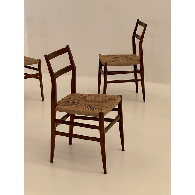 Cassina Leggera Dining Chairs by Gio Ponti for Cassina, 1970s, Set of 6 For Sale - Image 4 of 13
