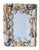Coastal Sea Shell encrusted Picture Frame Holds a photo 3.5" Wide up to 5" Height