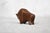 Wood Vintage Danish Dark Teak Bison Figurine, 1960s For Sale - Image 7 of 9