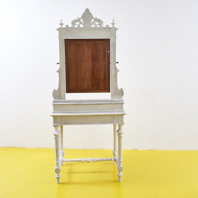 Make-Up Cabinet with Mirror and Marble, 1900s For Sale - Image 15 of 18