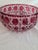Ruby Red ​Vintage Signed Fabergé Cranberry Cut-to-Clear Crystal "Russian Court" Bowl For Sale - Image 8 of 10