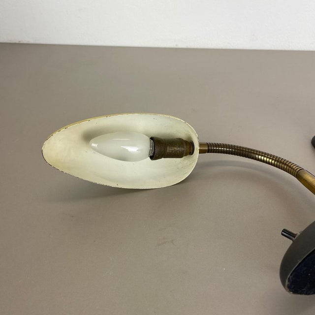 Yellow + Black Sputnik Table Lights in the style of Stilnovo and Auböck, Italy, 1950s, Set of 2 For Sale - Image 17 of 18