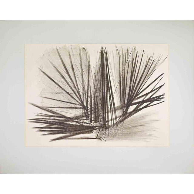 Hans Hartung, Untitled, L112, 1963, Lithograph For Sale - Image 4 of 5