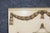 French Louis XVI Style Parcel Painted & Gold Trumeau Mirror For Sale - Image 4 of 8