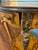 Vintage Italian Marquetry Two-Tier Side Table With Drawer & Bronze Mounts For Sale - Image 12 of 14